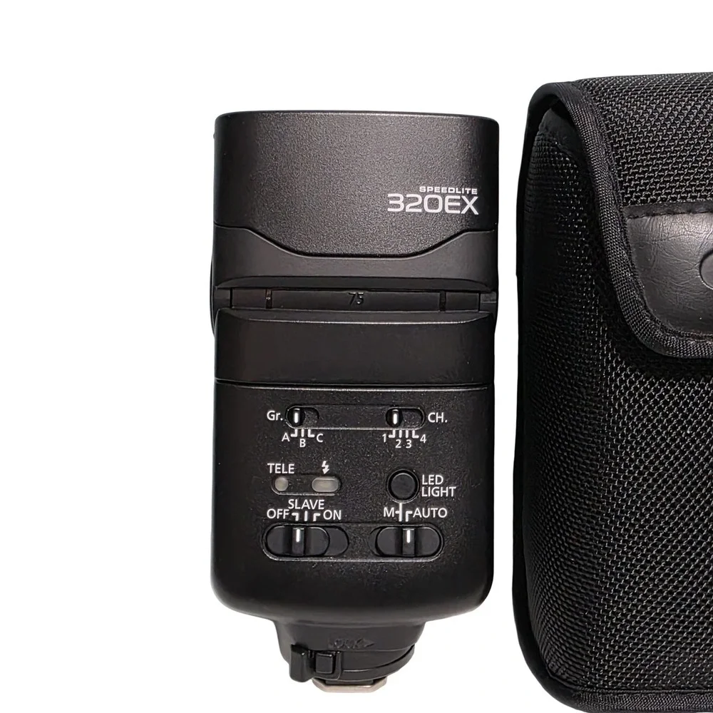 Canon Speedlite 320EX External Flash Speedlight Hot Shoe Tested